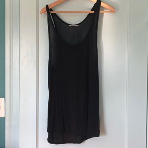 Zara basics black tank top